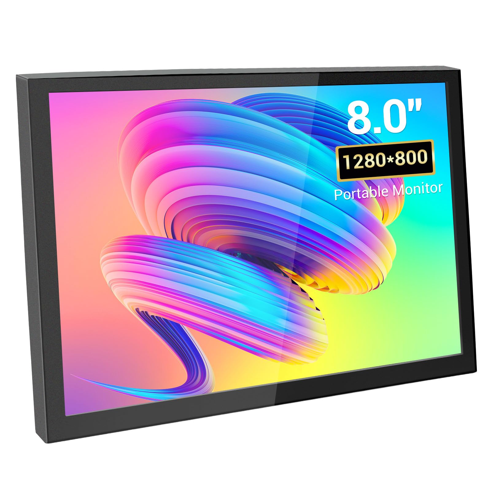 Viewmei Touch Screen Monitor Portable Monitor, 8 Inch Mini Hdmi Screen Display,1280 * 800 Resolution Laptop Monitor For Pc Lapto
